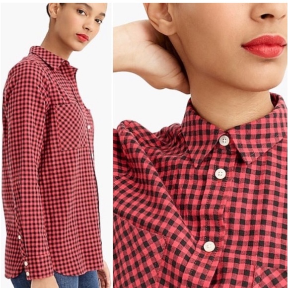 J. Crew Classic Mini Buffalo Check Shirt - Picture 5 of 12